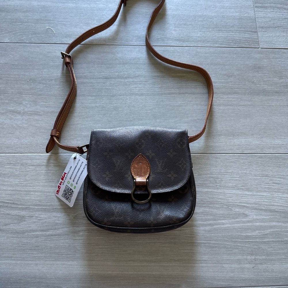 Louis Vuitton Monogram Saint Cloud PM Crossbody Bag Brown Auth